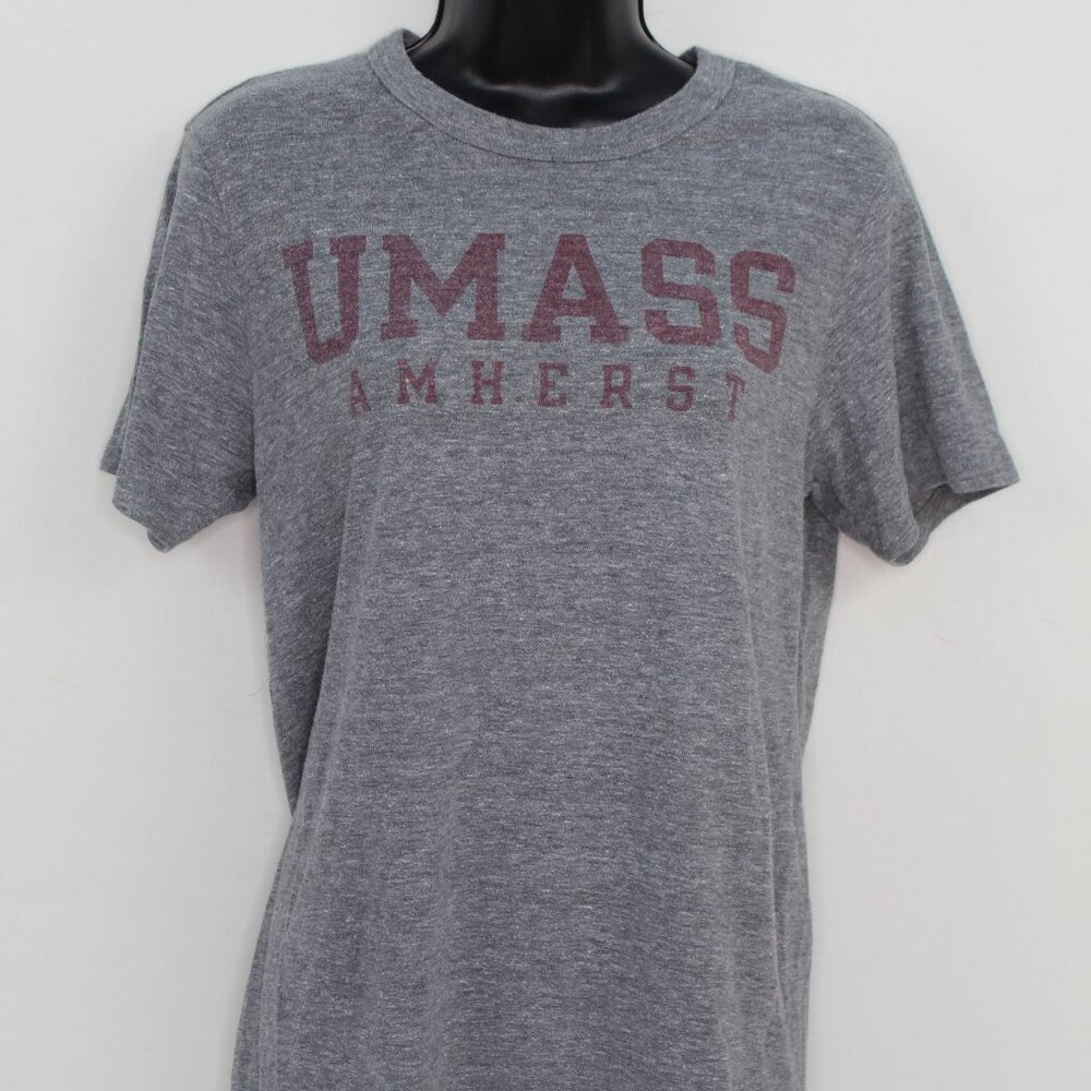 UMass Amherst Minutemen Womens Medium Gray Tshirt